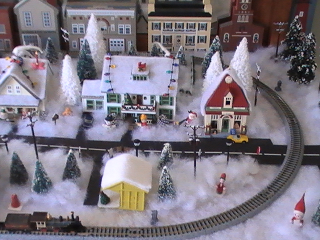 n scale winter layout
