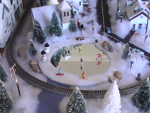 n scale winter layout