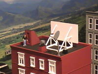 Roof Of Building, Train Layout